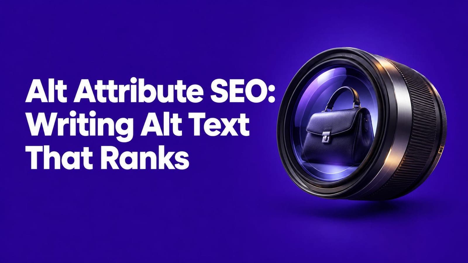 Alt Attribute SEO: Writing Alt Text That Ranks