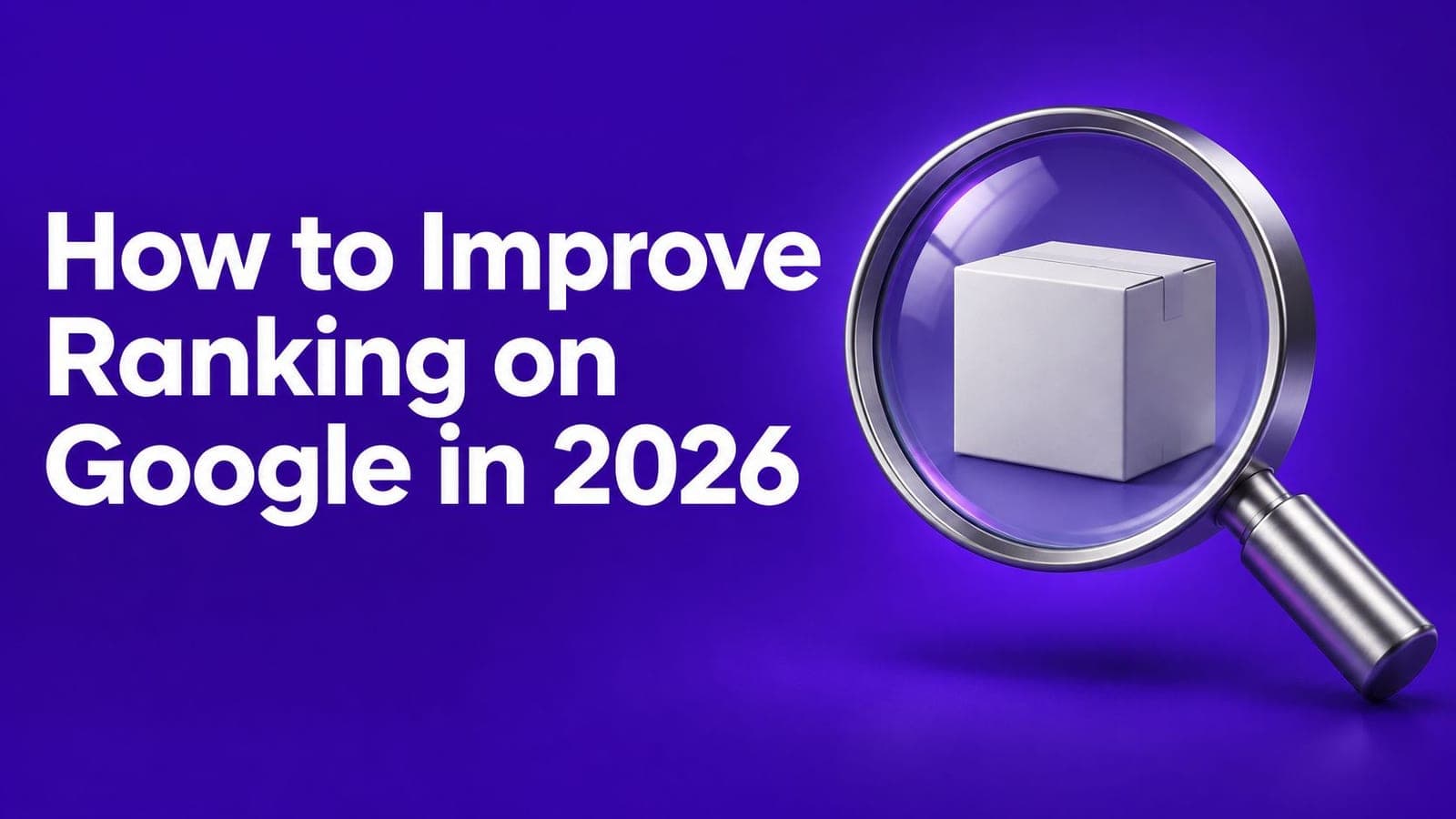 How to Improve Ranking on Google in 2026