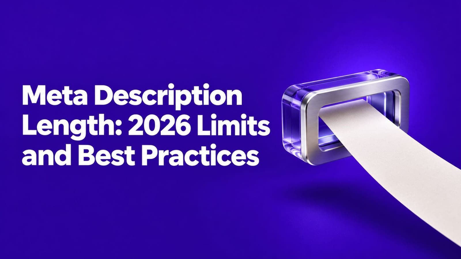 Meta Description Length: 2026 Limits and Best Practices